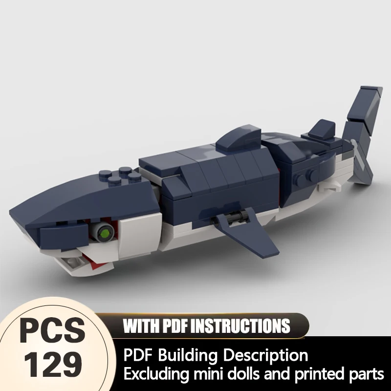 Creators Animal Series Model MOC Building Bricks Large Selachian Modular Technology Gifts Holiday Assemble Children Toys Suit
Creators Animal Series Model MOC Building Bricks Large Selachian Modular Technology Gifts Holiday Assemble Children Toys Suit