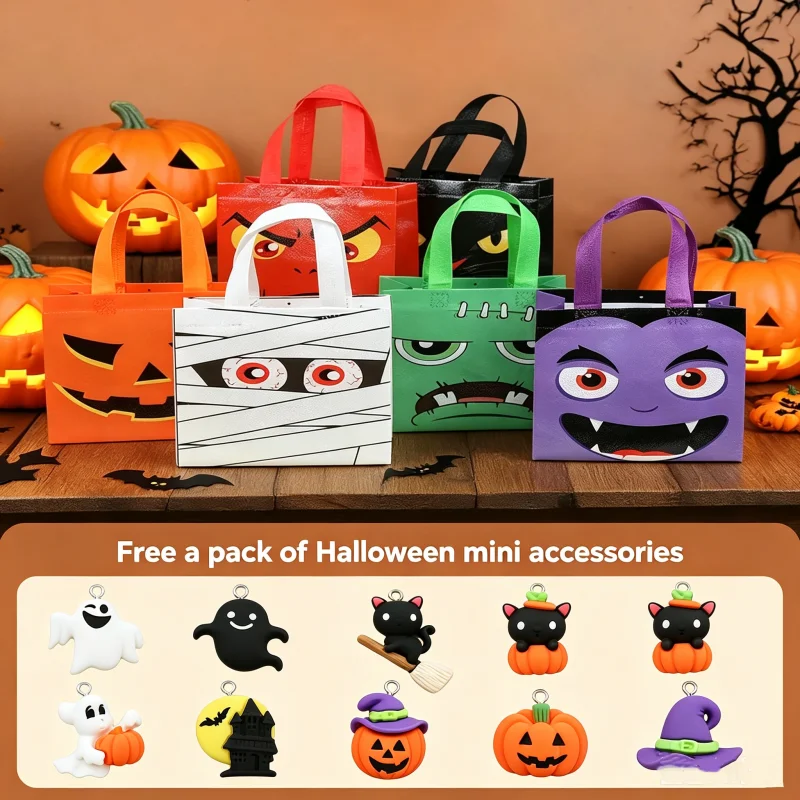 LUSQI 32Pcs Halloween Party Gift Bags Pumpkin Ghost Non-Woven Candy Snacks Bag Halloween Party Home Decor Supplies Kids Favors
LUSQI 32Pcs Halloween Party Gift Bags Pumpkin Ghost Non-Woven Candy Snacks Bag Halloween Party Home Decor Supplies Kids Favors