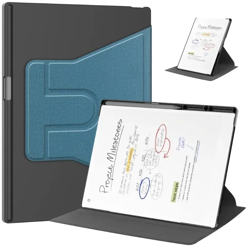 For Funda reMarkable Paper Pro 11.8" Tablet Case 360 Degree Rotation Folding Stand Pencil Holder Cover Released 2024 Back Shell
For Funda reMarkable Paper Pro 11.8" Tablet Case 360 Degree Rotation Folding Stand Pencil Holder Cover Released 2024 Back Shell