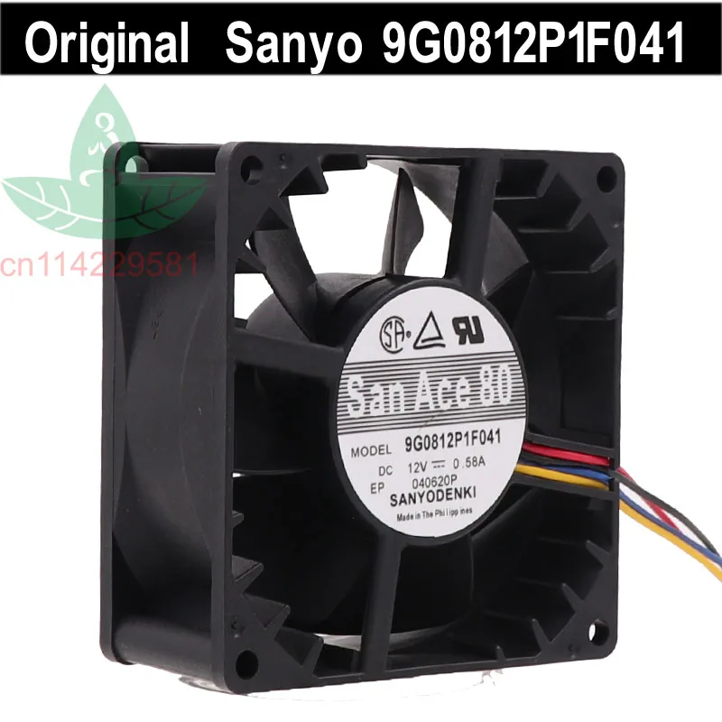 Новый серверный вентилятор для Sanyo 9G0812P1F041 8038 12В 0.58A 8 см 80*80*38 мм
Новый серверный вентилятор для Sanyo 9G0812P1F041 8038 12В 0.58A 8 см 80*80*38 мм