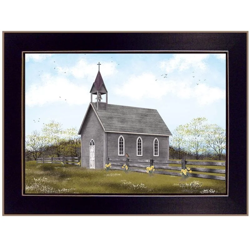 "He Is Risen" Framed Print, Black Frame, Inspirational Christian Art
"He Is Risen" Framed Print, Black Frame, Inspirational Christian Art
