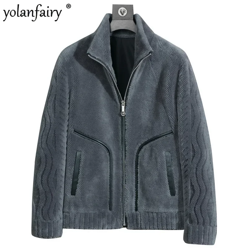 Winter New Clothing Men Real Fur Coat Men's Short Slim Lamb Fur Jacket Male Pure Wool Leather and Fur Integrated Outwears Trend
Winter New Clothing Men Real Fur Coat Men's Short Slim Lamb Fur Jacket Male Pure Wool Leather and Fur Integrated Outwears Trend