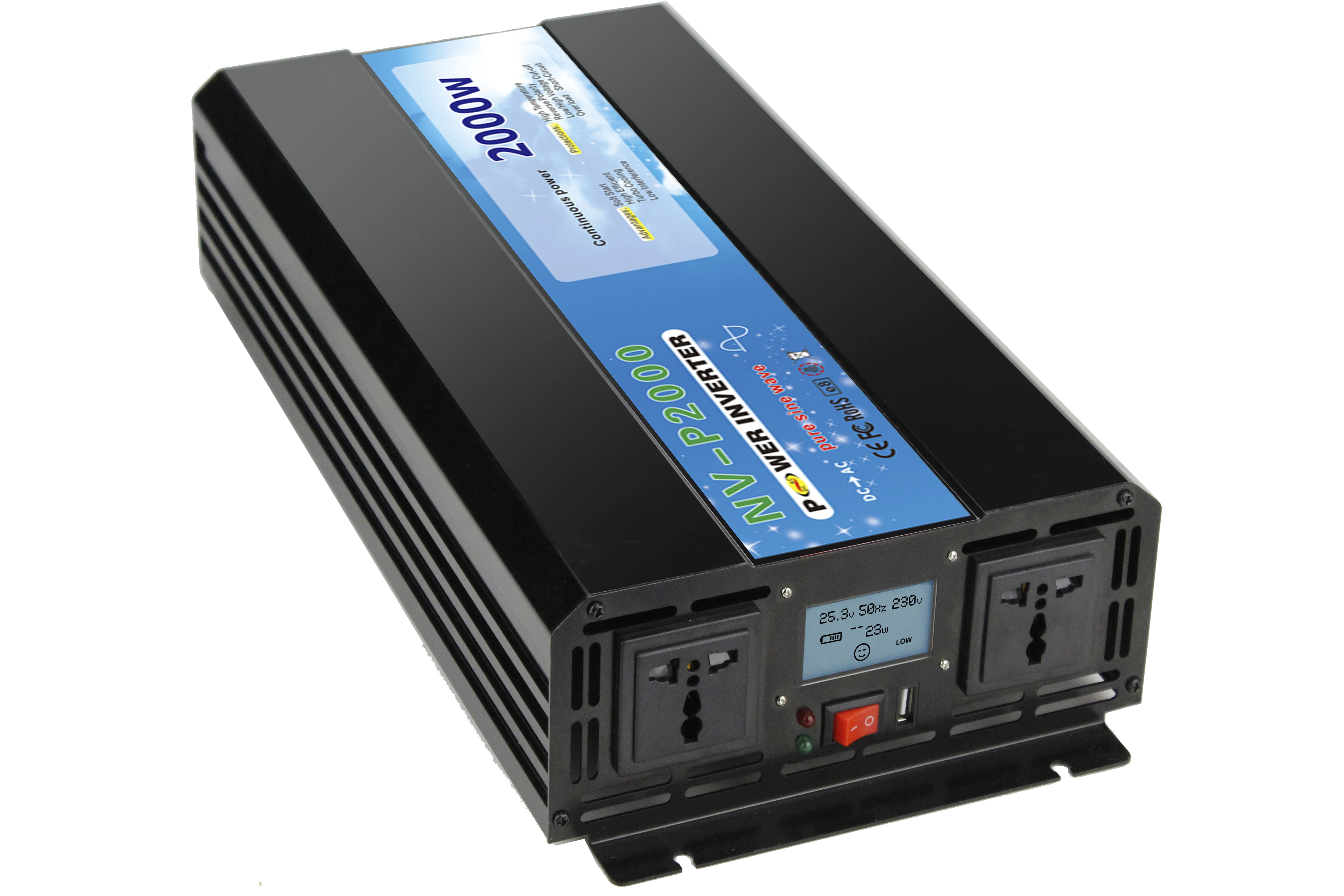 Инвертор напряжения 1000W 2000W 3000W 4000W 5000W, автономный, DC-AC, с чистой синусоидой, 12V 24V 48VDC в 110V 220VAC
Инвертор напряжения 1000W 2000W 3000W 4000W 5000W, автономный, DC-AC, с чистой синусоидой, 12V 24V 48VDC в 110V 220VAC