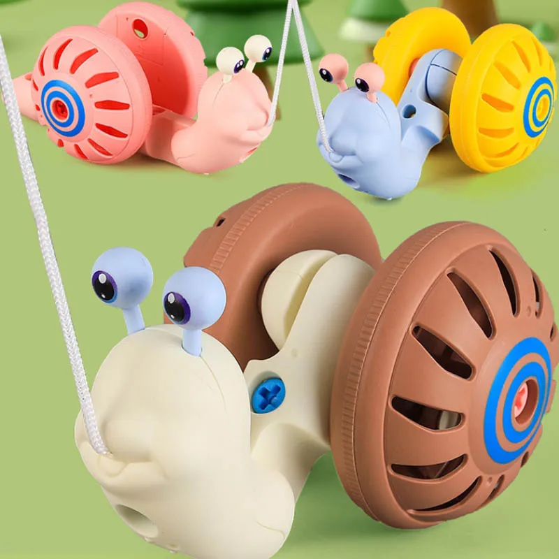 1 PCS Cute Rope Assembly Pull Thread Snail Children's Puzzle Assembly Rattle Fun Baby Outdoor Toddler Toy Children Gift
1 PCS Cute Rope Assembly Pull Thread Snail Children's Puzzle Assembly Rattle Fun Baby Outdoor Toddler Toy Children Gift