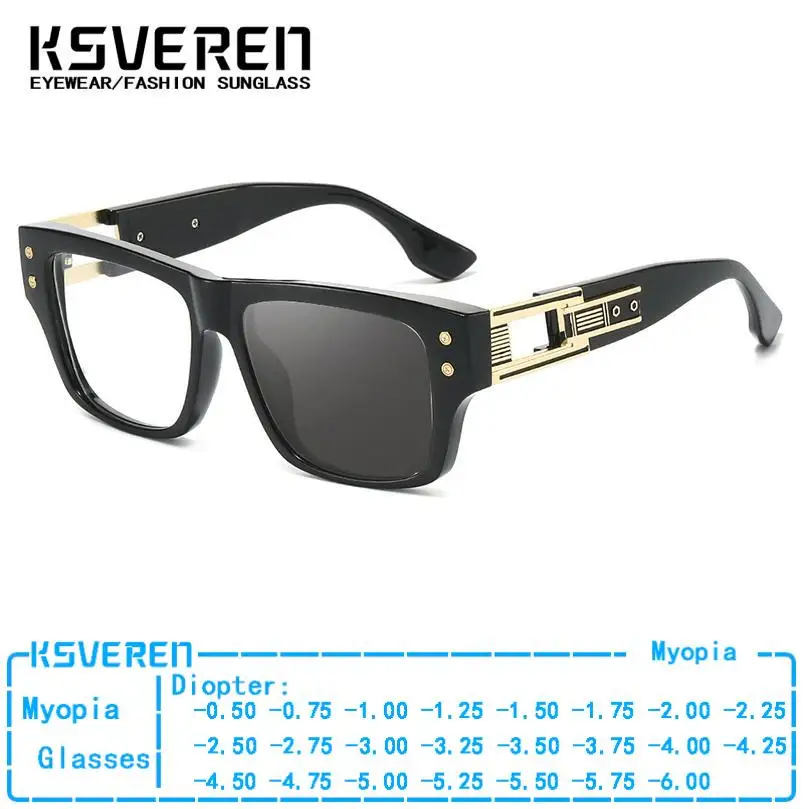 Square Photochromic Myopia Glasses Men Women Thick Frame Prescription Nearsighted Glasses Outdoor Discolored Driving Eyewear
Square Photochromic Myopia Glasses Men Women Thick Frame Prescription Nearsighted Glasses Outdoor Discolored Driving Eyewear