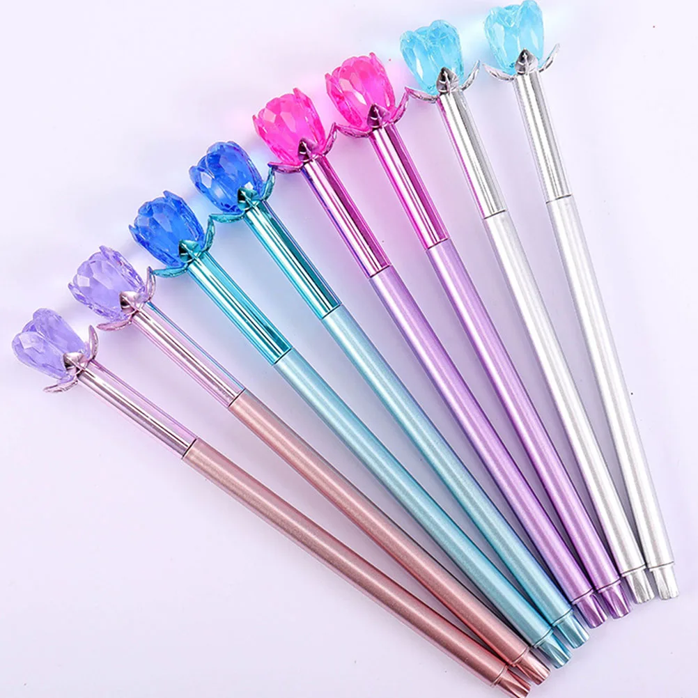 5pcs Creative Diamond Design Black Refill Gel Pens Portable Writing Stationery for Students Quick Dry Smooth 
5pcs Creative Diamond Design Black Refill Gel Pens Portable Writing Stationery for Students Quick Dry Smooth
