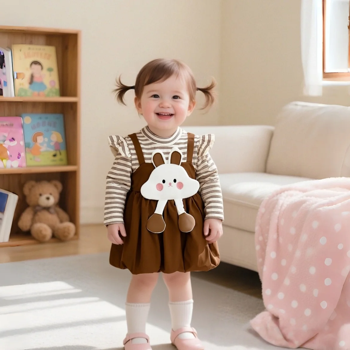 Spring And Autumn New Baby Girl Dress Cute Cartoon, Sweet Daily Dress For Baby Girls, Children'S Clothing (6 Months To 2 Years)
Spring And Autumn New Baby Girl Dress Cute Cartoon, Sweet Daily Dress For Baby Girls, Children'S Clothing (6 Months To 2 Years)