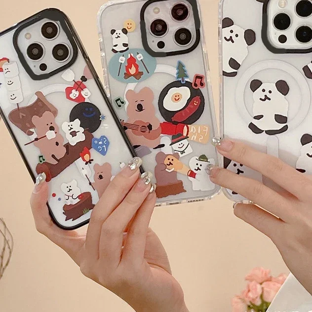 Cartoon Bear MagSafe Phone Case Cover for IPhone 11 12 13 14 15 Pro Max Case for IPhone 15 Pro Max
Cartoon Bear MagSafe Phone Case Cover for IPhone 11 12 13 14 15 Pro Max Case for IPhone 15 Pro Max
