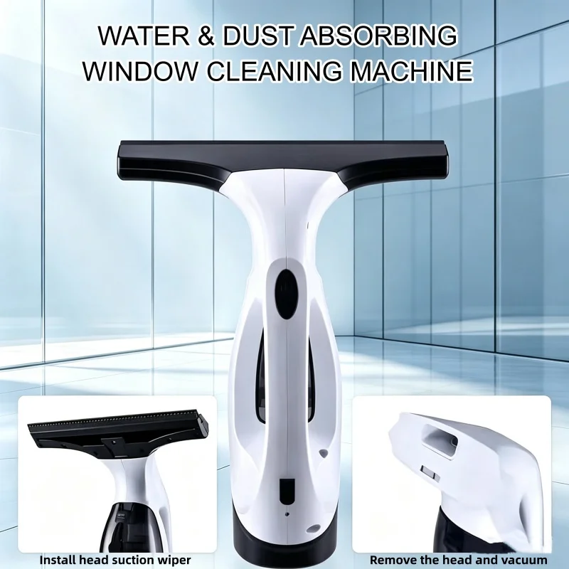 Handheld Electric Window Cleaning Machine Multifunctional USB Rechargeable Glass Cleaning Tool Bathroom Tile Glass Wiper