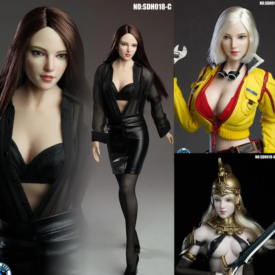 Коллекция SUPERDUCK 1/6 SDH018 красивая девушка голова Лепка подходит для 12 дюймовых экшн-фигурок Phicen JIAOUL белая бледная кожа кукла
Коллекция SUPERDUCK 1/6 SDH018 красивая девушка голова Лепка подходит для 12 дюймовых экшн-фигурок Phicen JIAOUL белая бледная кожа кукла