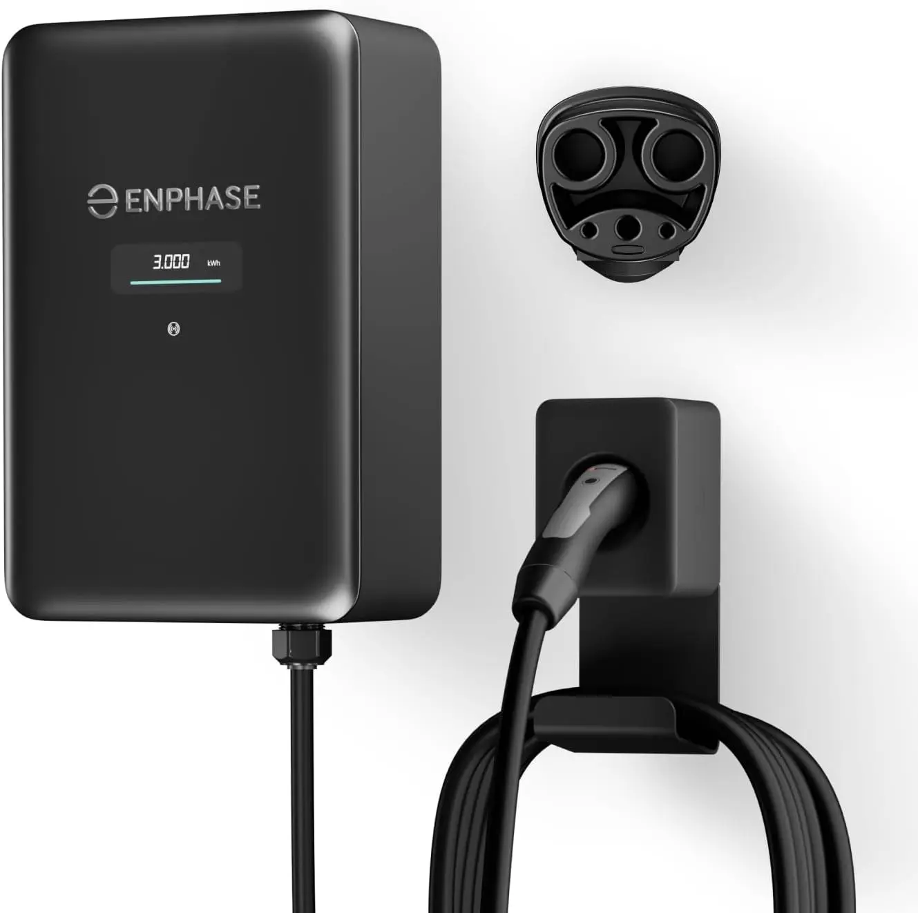 Enphase IQ EV Charger 2 | 48A Smart Level 2 Charger (up to 11.5 kW, 240 V) | Wi-Fi + Bluetooth | Hardwired | UL Certified | 25 ft Cable | NACS | Indoor/Outdoor
Enphase IQ EV Charger 2 | 48A Smart Level 2 Charger (up to 11.5 kW, 240 V) | Wi-Fi + Bluetooth | Hardwired | UL Certified | 25 ft Cable | NACS | Indoor/Outdoor