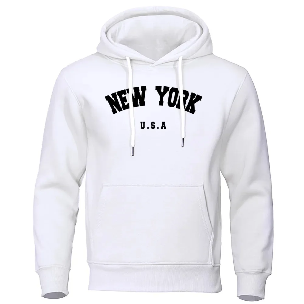 NEW YORK Letter U.S.A City Print Hoodies Men Women Fashion Casual Sleeves Tops Hooded Oversize Pullover Street Sweatshirt
NEW YORK Letter U.S.A City Print Hoodies Men Women Fashion Casual Sleeves Tops Hooded Oversize Pullover Street Sweatshirt