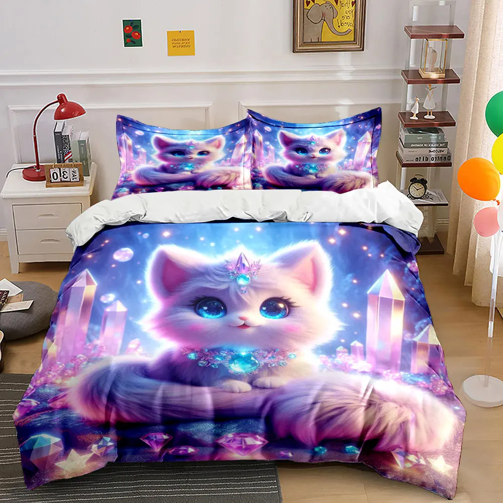Dreamy Crystals and Soft Fur Duvet Cover Set with 3D Printing Design Soft Polyester Bedding Set All-Season Comfort for gifts
Dreamy Crystals and Soft Fur Duvet Cover Set with 3D Printing Design Soft Polyester Bedding Set All-Season Comfort for gifts