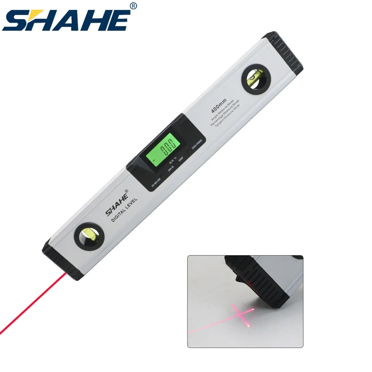 Shahe Magnetic Digital Protractor Angle Finder Inclinometer Electronic Level 360 Degree Aluminum Alloy Bubble Spirit Level
Shahe Magnetic Digital Protractor Angle Finder Inclinometer Electronic Level 360 Degree Aluminum Alloy Bubble Spirit Level