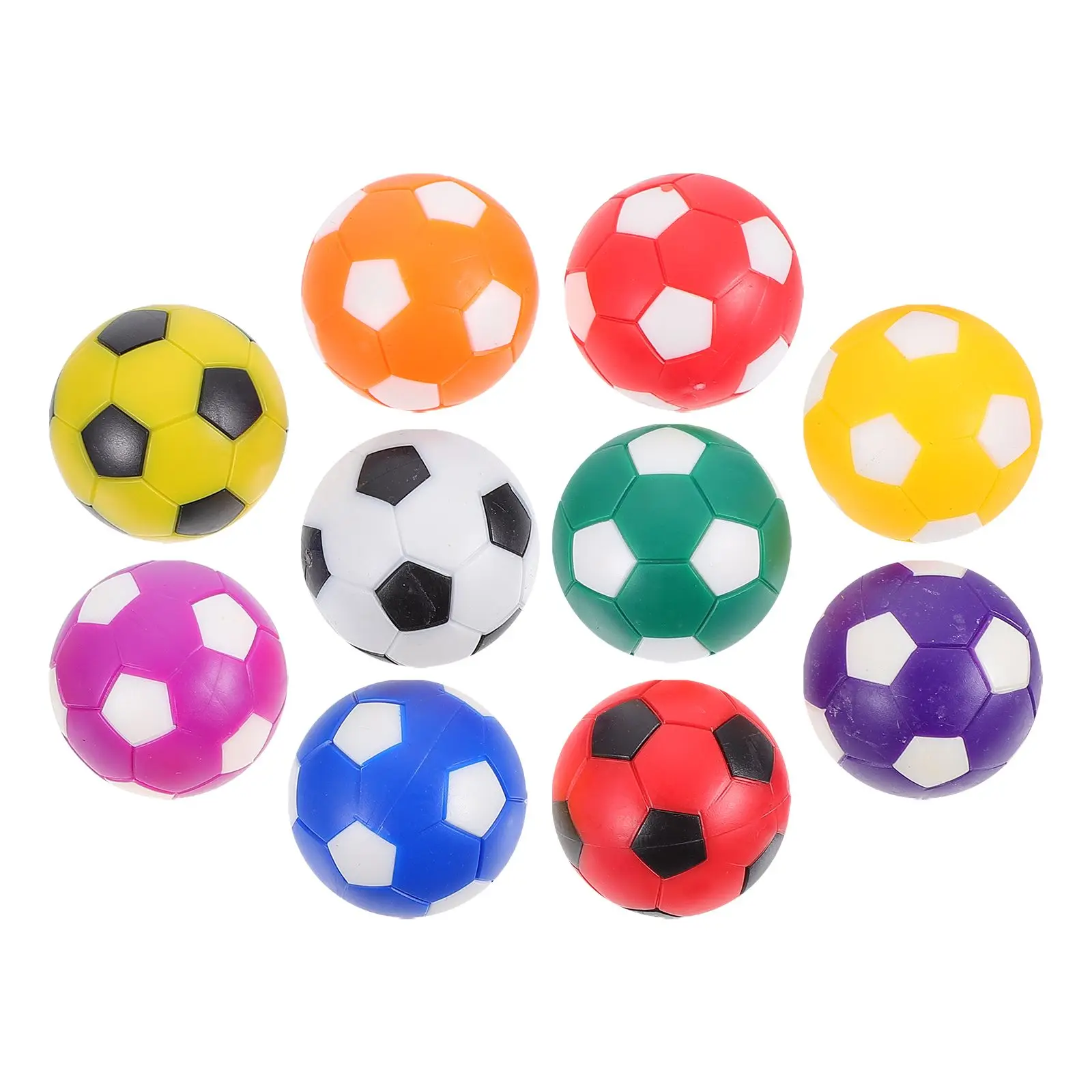 10 Pcs Balls for Foosball Tables Replacement Soccer Accessories Plastic Foosball Colored Gaming Table Football
10 Pcs Balls for Foosball Tables Replacement Soccer Accessories Plastic Foosball Colored Gaming Table Football