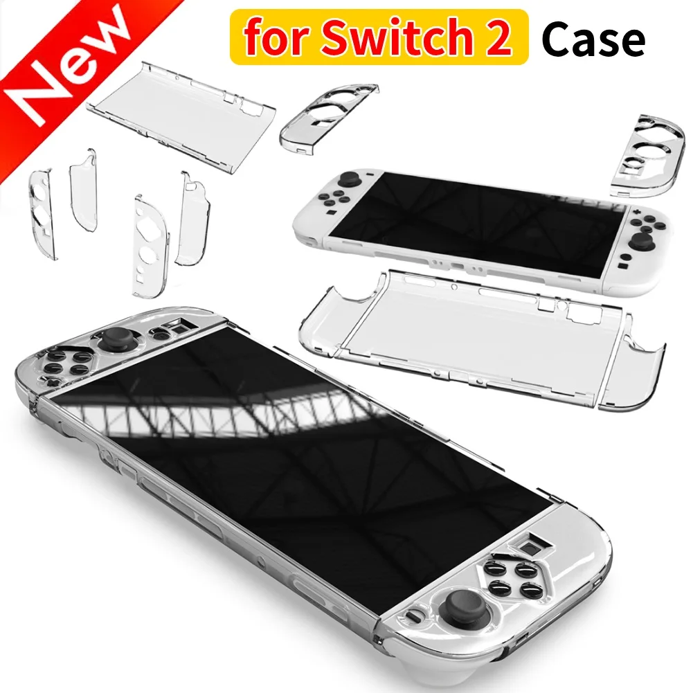 Clear PC Hard Case for Switch 2 Split Clear Cover Shockproof Protective Sleeve for Switch 2 Handheld Gaming Console
Clear PC Hard Case for Switch 2 Split Clear Cover Shockproof Protective Sleeve for Switch 2 Handheld Gaming Console