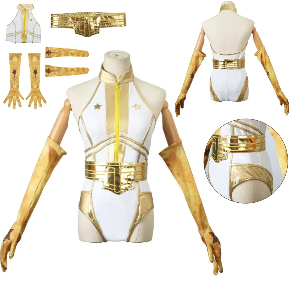 Movie The Boys Starlight Annie January Cosplay Costumes with Belt Socks Full Outfit Women Superhero Halloween Carnival Clothes
Movie The Boys Starlight Annie January Cosplay Costumes with Belt Socks Full Outfit Women Superhero Halloween Carnival Clothes