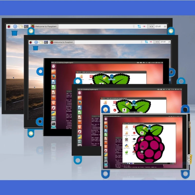 Подходит для Raspberry Pi Display 4B 3B, портативный 3,5 дюймовый 4,3 дюймовый HDMI драйвер, Бесплатный шасси VGA, вторичный экран
Подходит для Raspberry Pi Display 4B 3B, портативный 3,5 дюймовый 4,3 дюймовый HDMI драйвер, Бесплатный шасси VGA, вторичный экран