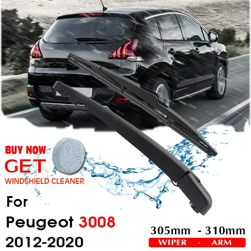 Car Rear Wiper Blade Blades Back Windscreen Wiper Arm For Peugeot 3008 Hatchback (2012-2020) 305mm Auto Styling
Car Rear Wiper Blade Blades Back Windscreen Wiper Arm For Peugeot 3008 Hatchback (2012-2020) 305mm Auto Styling
