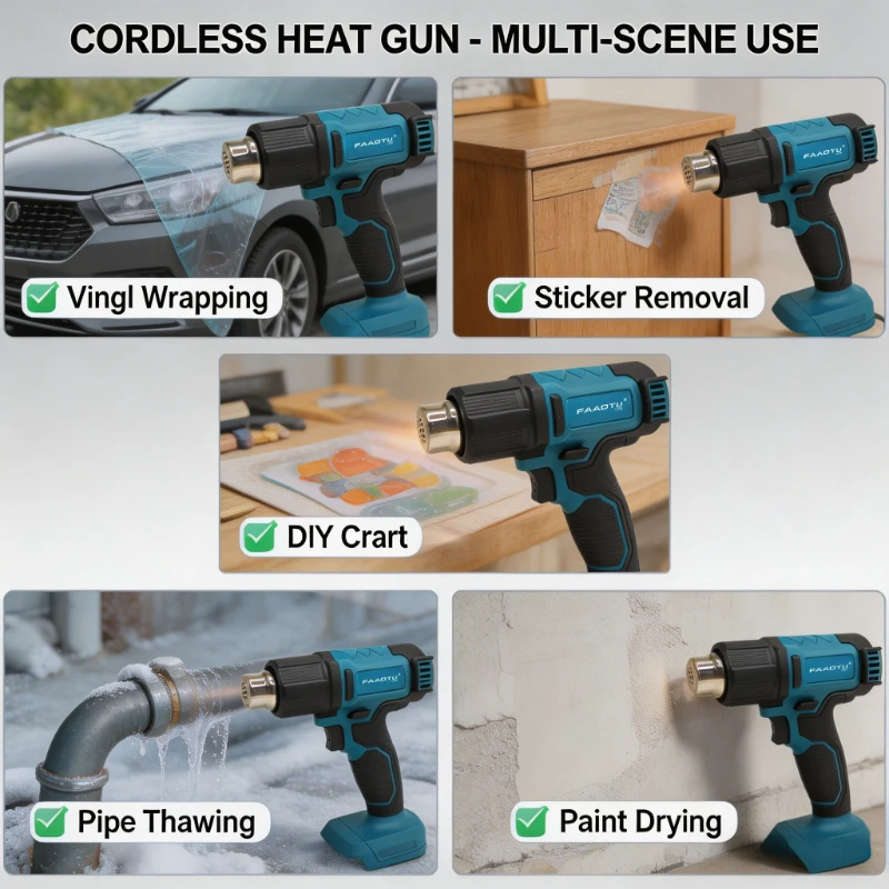FAAOTU Cordless Heat Gun - Equal to MT Standard, Efficient for Crafts,Soldering &Repairs Compatible with MT batteries NO battery
FAAOTU Cordless Heat Gun - Equal to MT Standard, Efficient for Crafts,Soldering &Repairs Compatible with MT batteries NO battery
