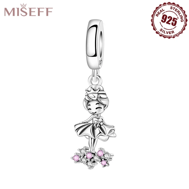 MISEFF 100% настоящее серебро 925 пробы, блестящие бусины Starshine Dancer, оригинальный кулон, браслет, изготовление ювелирных изделий, женские подарки
MISEFF 100% настоящее серебро 925 пробы, блестящие бусины Starshine Dancer, оригинальный кулон, браслет, изготовление ювелирных изделий, женские подарки