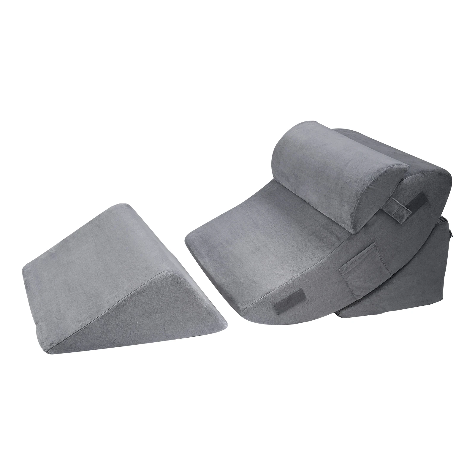 SucceBuy Wedge Pillow for Sleeping 4Pcs Adjustable Orthopedic Bed Wedge Set Support Leg Neck Post Surgery Pillow for Back Pain
SucceBuy Wedge Pillow for Sleeping 4Pcs Adjustable Orthopedic Bed Wedge Set Support Leg Neck Post Surgery Pillow for Back Pain