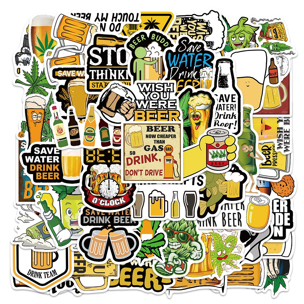 50pcs Funny Cartoon Beer Stickers For Luggage Guitar Phone Skateboard Vinyl Waterproof Graffiti Car Laptop Decals
50pcs Funny Cartoon Beer Stickers For Luggage Guitar Phone Skateboard Vinyl Waterproof Graffiti Car Laptop Decals