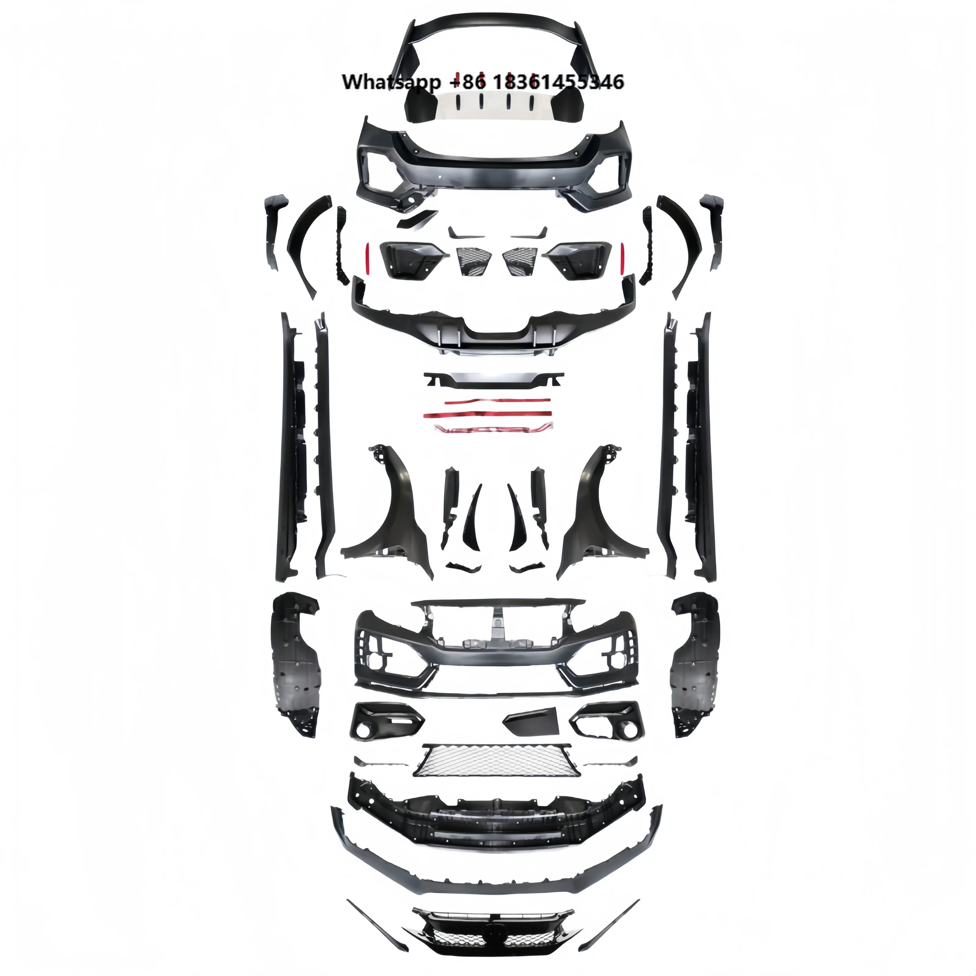 2020 For R models for replacement and repair, one set New bumper body kit
2020 For R models for replacement and repair, one set New bumper body kit