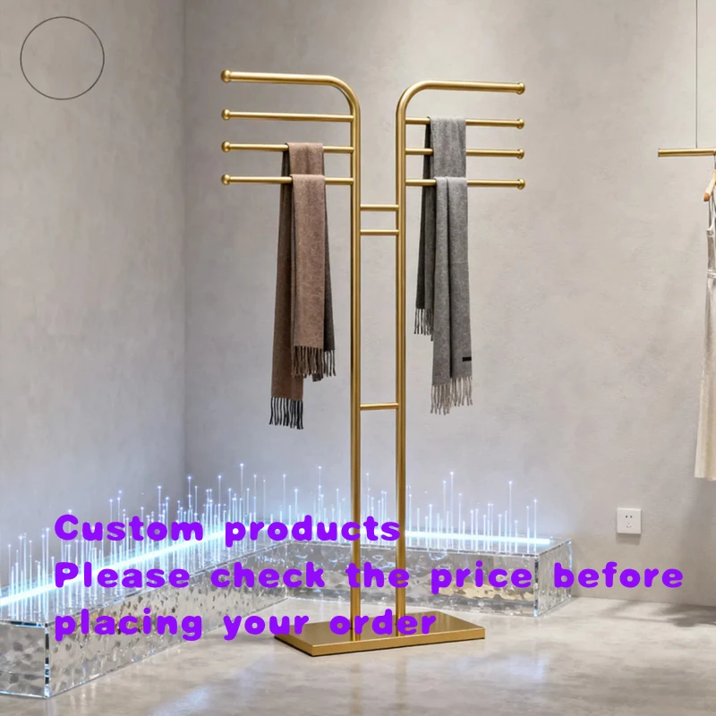 custom.Customized Modern Luxurious Metal Wire Clothes Rack Storage Shelf,Floor-standing display rack,Rack with satin ribbon,Can
custom.Customized Modern Luxurious Metal Wire Clothes Rack Storage Shelf,Floor-standing display rack,Rack with satin ribbon,Can