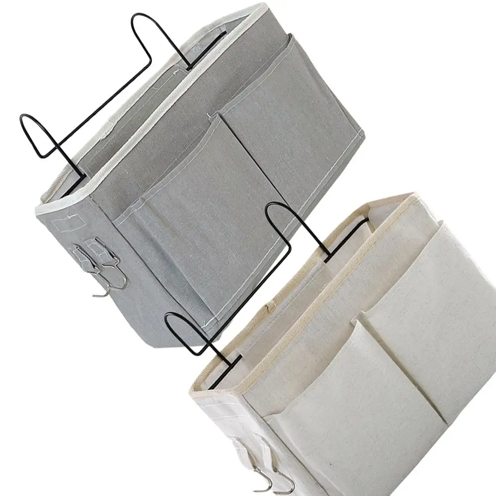 2 Pcs Bedside Storage Hanging Basket Bag Large Capacity Cotton Dorm Rail Pouch Gray Beige Student Apartment Organizer
2 Pcs Bedside Storage Hanging Basket Bag Large Capacity Cotton Dorm Rail Pouch Gray Beige Student Apartment Organizer
