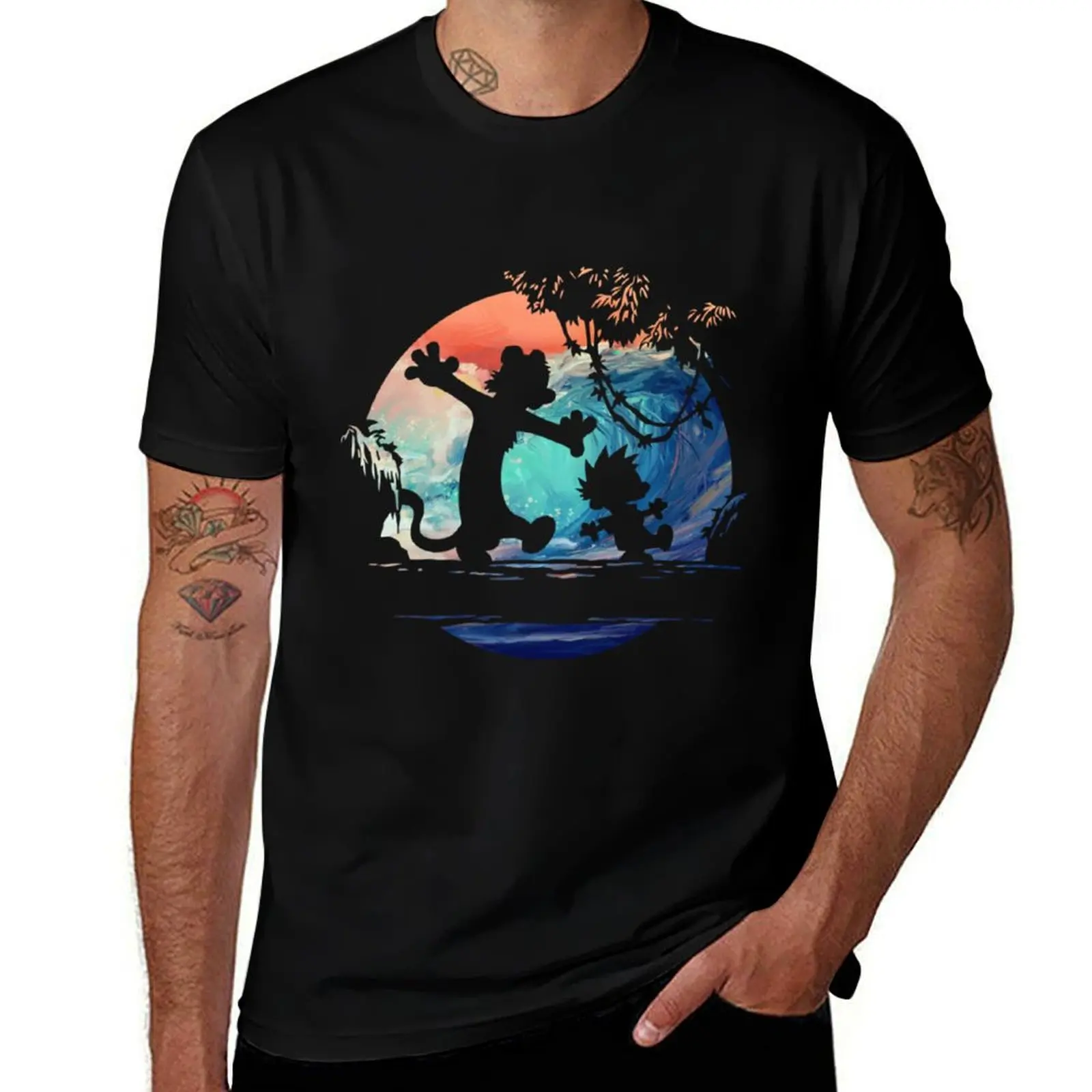 Футболка Calvin And Hobbes Galaxy, забавная рубашка, хлопковые синие арховные футболки большого размера, мужская футболка, забавные футболки для мужчин
Футболка Calvin And Hobbes Galaxy, забавная рубашка, хлопковые синие арховные футболки большого размера, мужская футболка, забавные футболки для мужчин