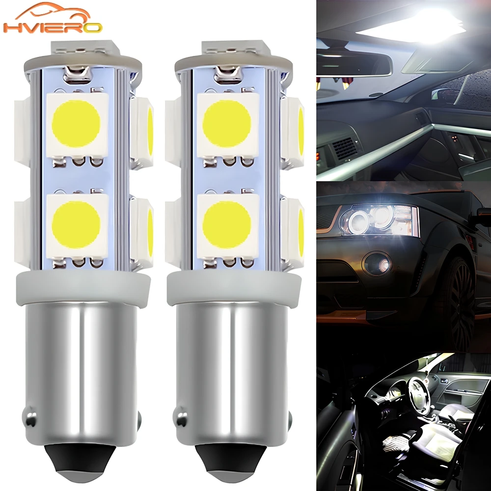 2X Style Car Led Ba9s T4w 9Smd 5050 LED Auto License Plate Light Door Bulb Trunk Bulbs White Brake Lights Marker Lamps Universal
2X Style Car Led Ba9s T4w 9Smd 5050 LED Auto License Plate Light Door Bulb Trunk Bulbs White Brake Lights Marker Lamps Universal