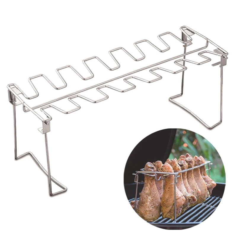Non-Stick Stainless Steel Barbecue Drumstick Oven Roaster Stand BBQ Beef Chicken Wing Leg Grill Barbecue Cooking Rack
Non-Stick Stainless Steel Barbecue Drumstick Oven Roaster Stand BBQ Beef Chicken Wing Leg Grill Barbecue Cooking Rack