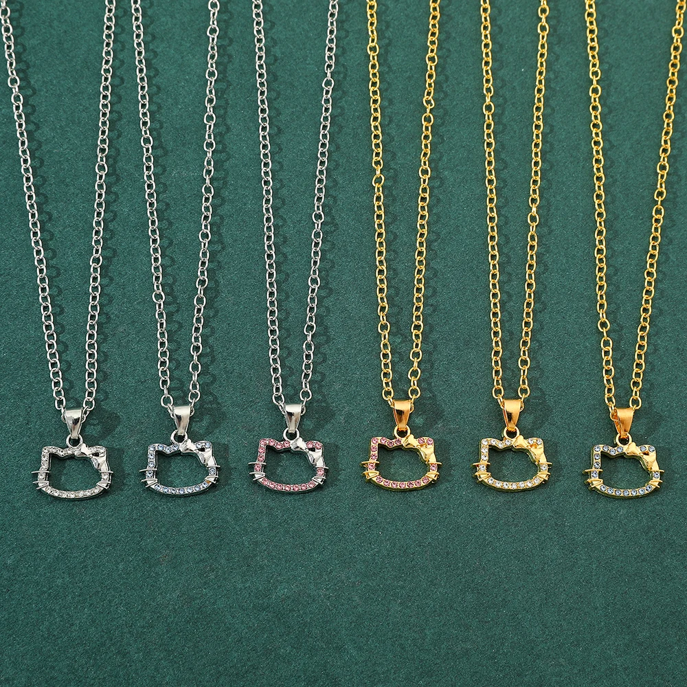 6Pcs Lovely Hello kitty Chain Sanrio Anime Kids Ring Cute Cartoon Hollowed Kitty Diamonds for Women Girls Birthday Gift
6Pcs Lovely Hello kitty Chain Sanrio Anime Kids Ring Cute Cartoon Hollowed Kitty Diamonds for Women Girls Birthday Gift