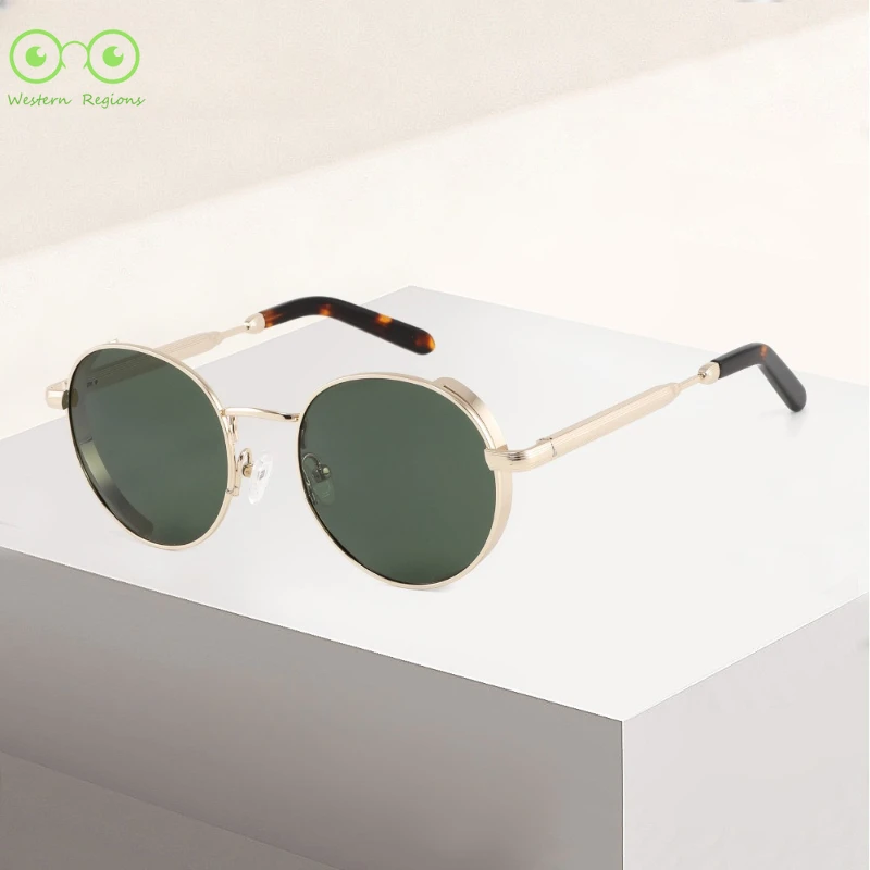 Simple classic flow metal round frame polarized sunglasses men and women personalized sunglasses outdoor uv400 myopia
Simple classic flow metal round frame polarized sunglasses men and women personalized sunglasses outdoor uv400 myopia