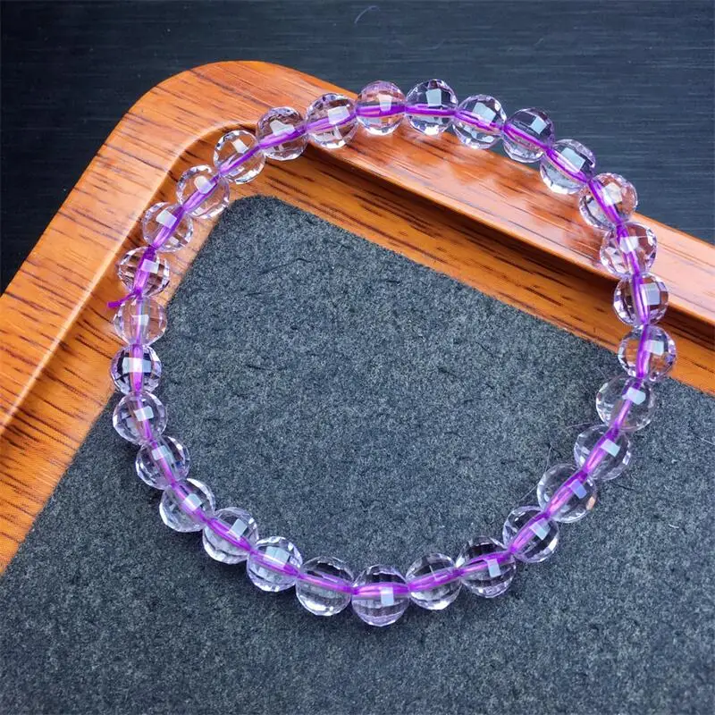 6MM Natural Amethyst Facet Bead Bracelet Healing Fengshui Handmade Crystal Jewelry Stretch Bangle Birthday Gift 1pcs
6MM Natural Amethyst Facet Bead Bracelet Healing Fengshui Handmade Crystal Jewelry Stretch Bangle Birthday Gift 1pcs