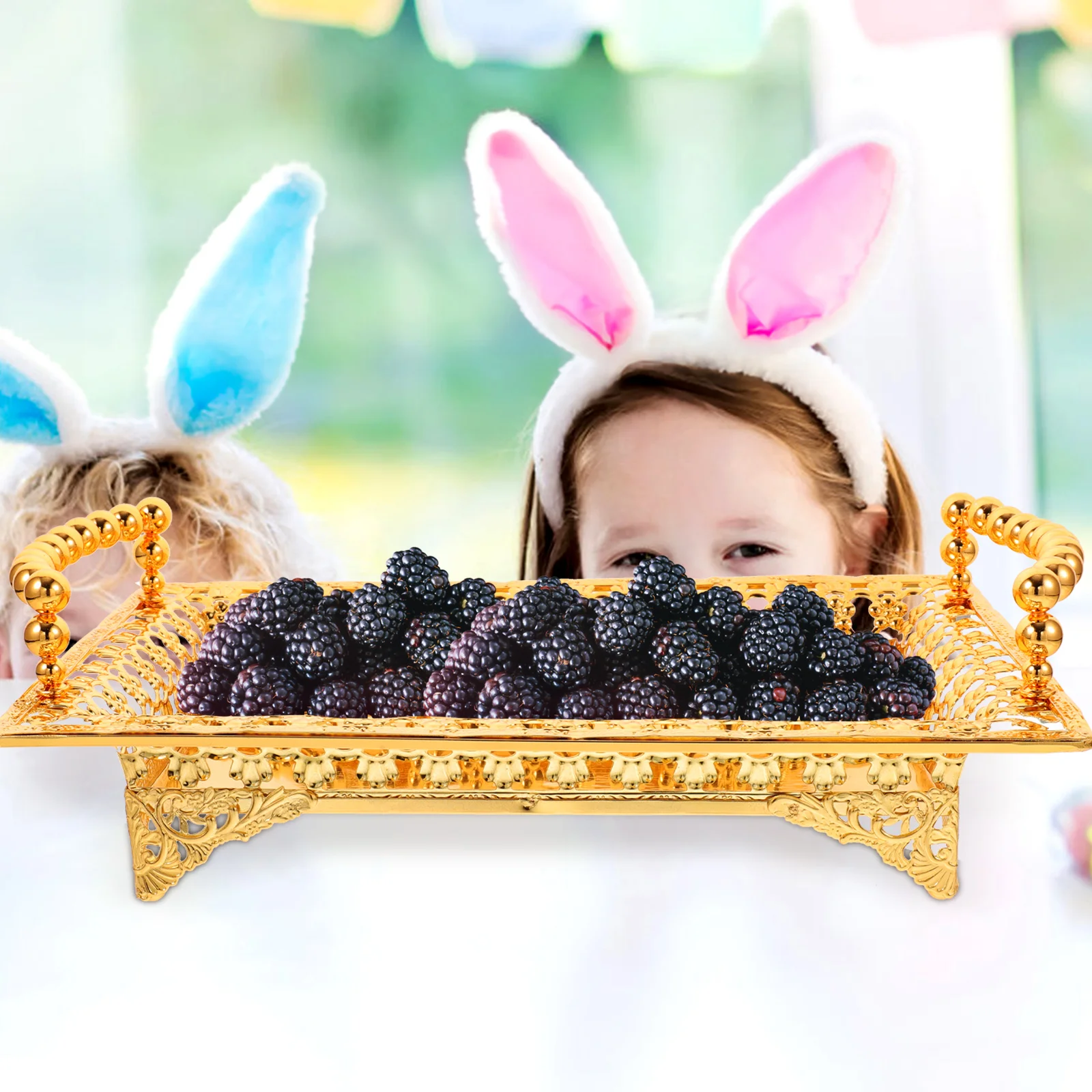 Metal Fruit Iron Serving Tray Sturdy Snack Storage Decorative Candy Container Candy Dessert Plates Fruit Bowl
Metal Fruit Iron Serving Tray Sturdy Snack Storage Decorative Candy Container Candy Dessert Plates Fruit Bowl