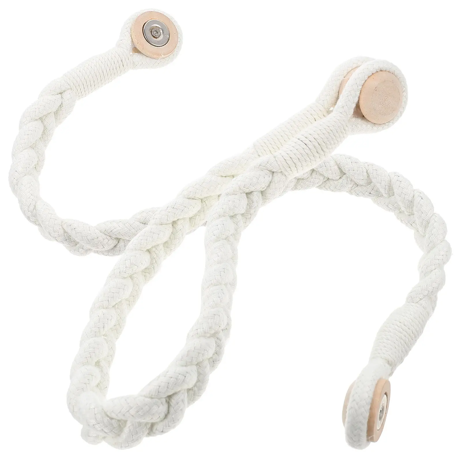2 Pcs Curtain Tiebacks White Curtain Tie Wood Decorative Rope Ties Drapes Holdbacks Bedroom Window Accessories
2 Pcs Curtain Tiebacks White Curtain Tie Wood Decorative Rope Ties Drapes Holdbacks Bedroom Window Accessories