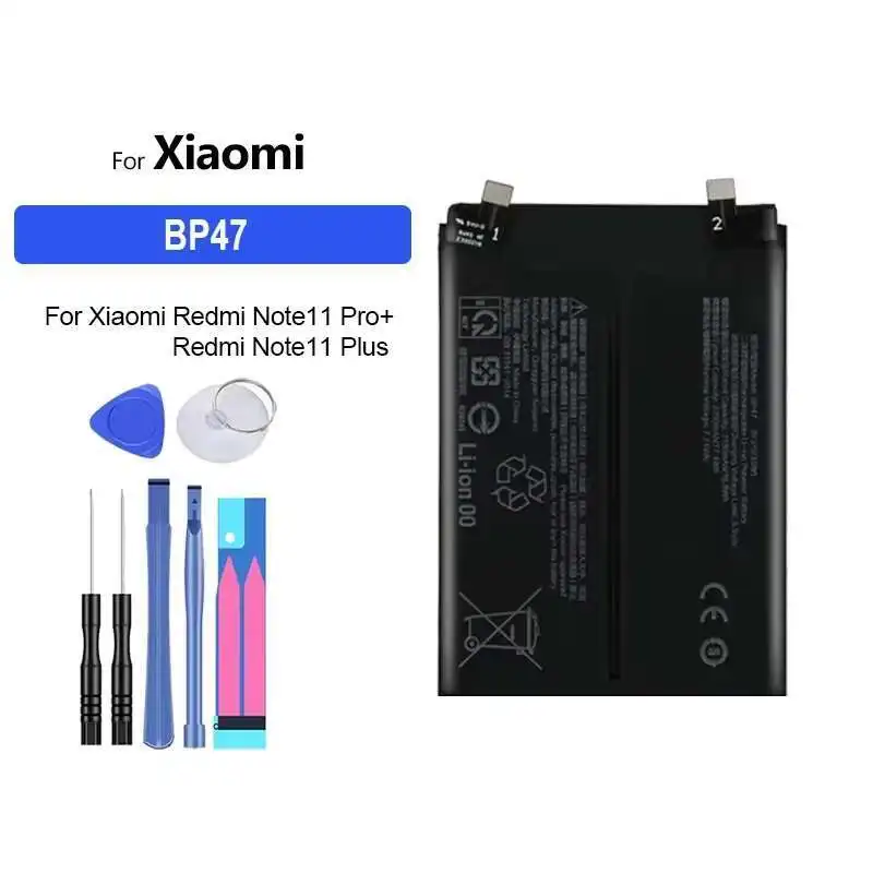 Для Xiaomi Redmi Note 11 Pro Plus Note 11 Pro + 4500 мАч BP47 аккумулятор мобильного телефона надежный источник питания
Для Xiaomi Redmi Note 11 Pro Plus Note 11 Pro + 4500 мАч BP47 аккумулятор мобильного телефона надежный источник питания
