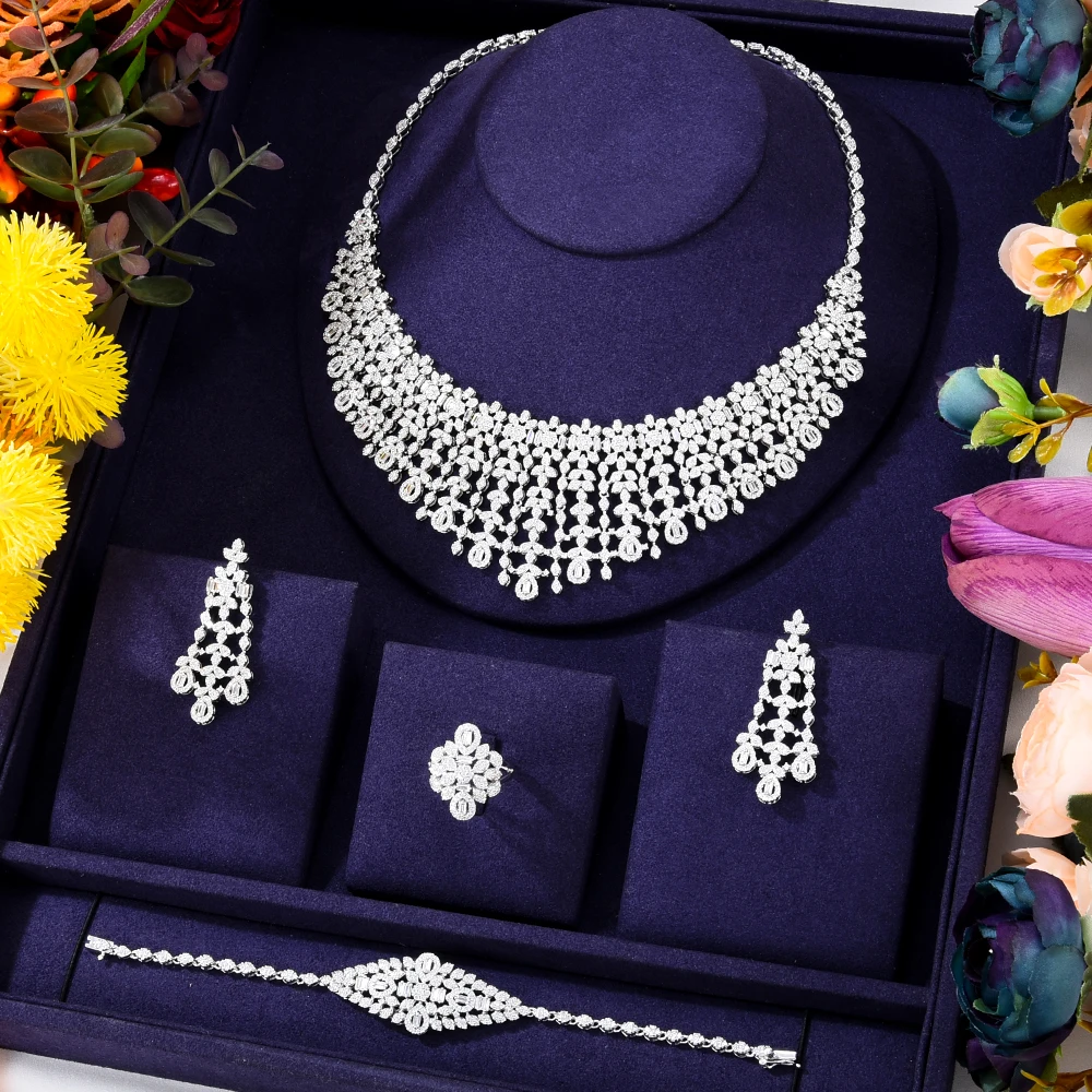 GODKI Famous Brand Green CZ Luxury African Jewelry Sets For Women Wedding Party Zircon Crystal Dubai Bridal Jewelry Set Gift
GODKI Famous Brand Green CZ Luxury African Jewelry Sets For Women Wedding Party Zircon Crystal Dubai Bridal Jewelry Set Gift