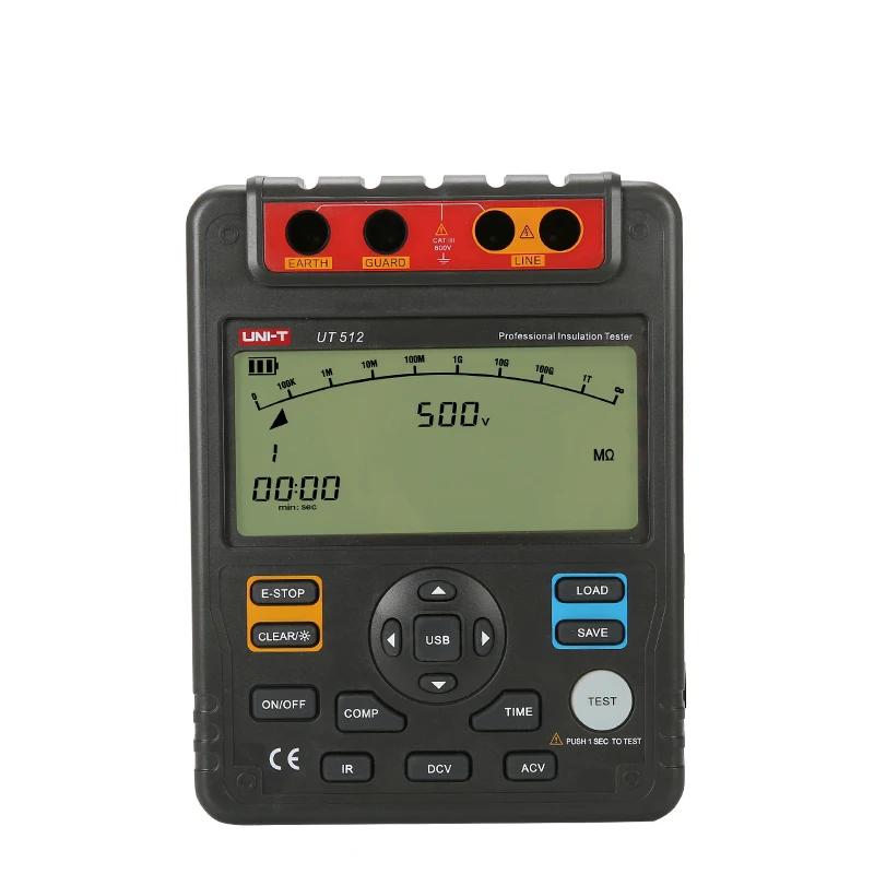 UT512 Intelligent 9999 Counting Insulation Digital Resistance Test Instrument Industrial Electrician Maintenance Voltmeter
UT512 Intelligent 9999 Counting Insulation Digital Resistance Test Instrument Industrial Electrician Maintenance Voltmeter