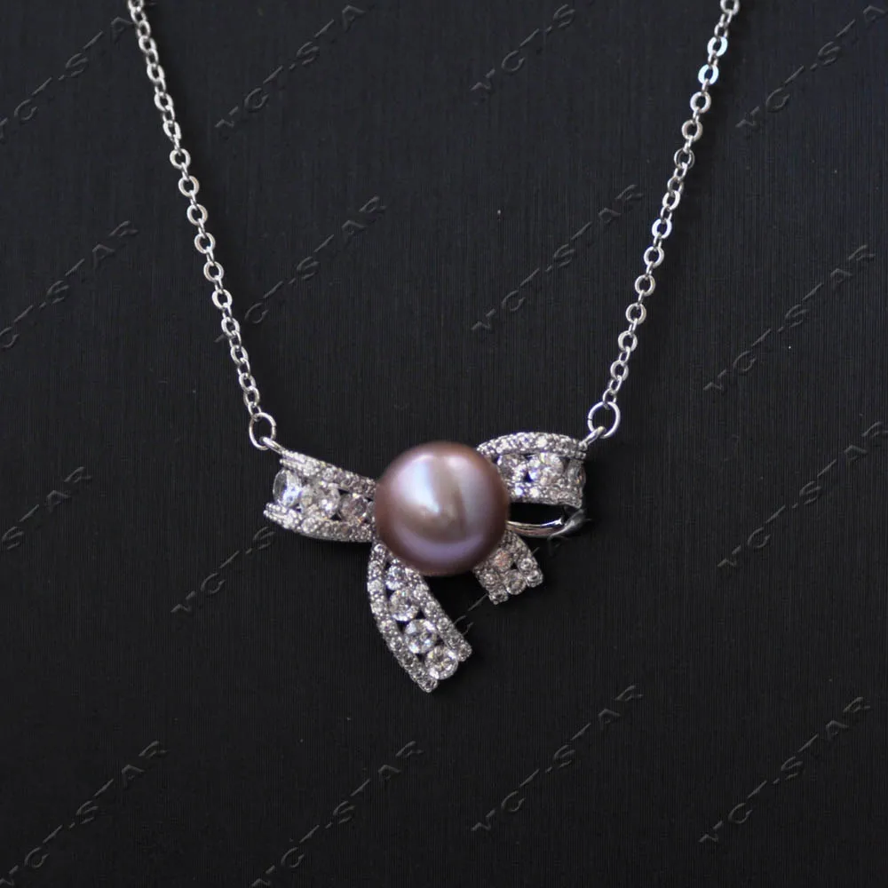 MCT·STAR Bowknot CZ 10mm Natural Lavender Round Edison Pearl Pendant Chain (Z14389)
MCT·STAR Bowknot CZ 10mm Natural Lavender Round Edison Pearl Pendant Chain (Z14389)