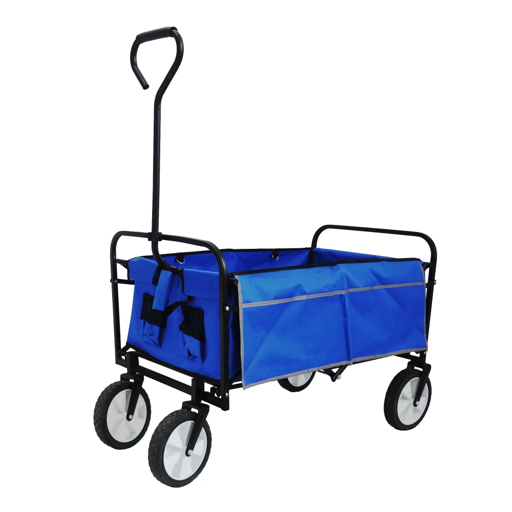 Folding Wagon Garden Shopping Beach Cart (Blue) Carretilla Plegable Carrito Plegable Con Ruedas
Folding Wagon Garden Shopping Beach Cart (Blue) Carretilla Plegable Carrito Plegable Con Ruedas