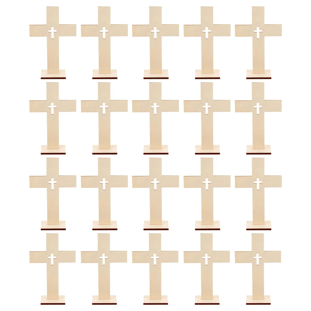 20Pcs Wood Cross Ornament Round Edge Small Wooden Cross for Desktop Home Decor Religious Collection Crosses for Crafts
20Pcs Wood Cross Ornament Round Edge Small Wooden Cross for Desktop Home Decor Religious Collection Crosses for Crafts