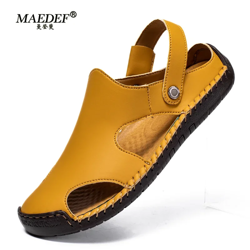 MAEDEF Men's Sandals Summer Lightweight Breathable Comfortable Slippers for Men Casual Walking Shoes Beach Sandals Mens Slippers
MAEDEF Men's Sandals Summer Lightweight Breathable Comfortable Slippers for Men Casual Walking Shoes Beach Sandals Mens Slippers
