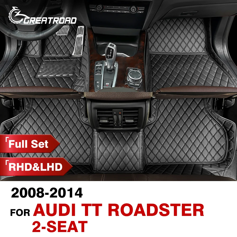 Автомобильные коврики для AUDI TT Roadster (2 сиденья) 2008-2014, индивидуальные автомобильные накладки для ног, задняя крышка
Автомобильные коврики для AUDI TT Roadster (2 сиденья) 2008-2014, индивидуальные автомобильные накладки для ног, задняя крышка