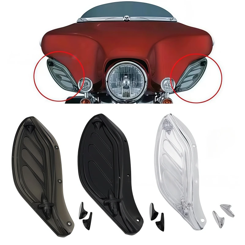 Motorcycle side wing hood left and right glass windshield deflectors for Harley Davidson Touring FLHR FLHT FLHX 1996-2013
Motorcycle side wing hood left and right glass windshield deflectors for Harley Davidson Touring FLHR FLHT FLHX 1996-2013