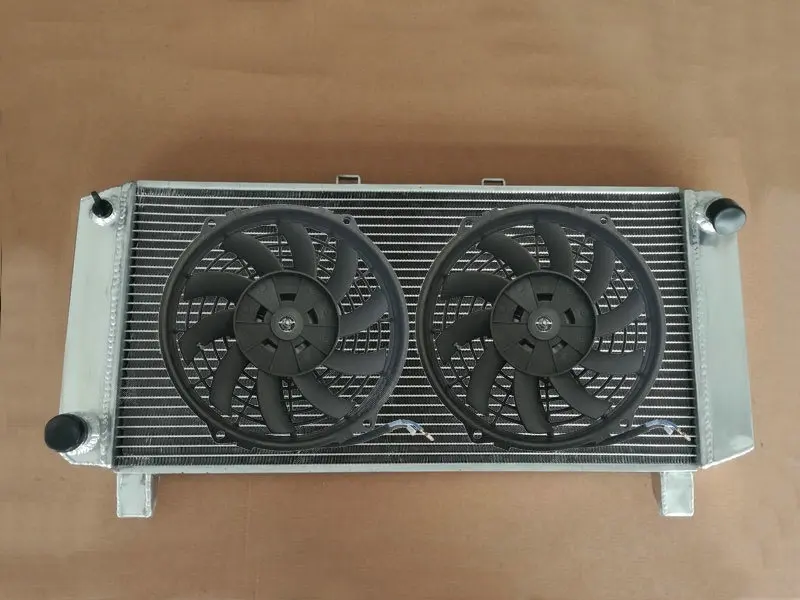 Aluminum Radiator + Fans For 1980-1987 Lotus Elise S3 Series 3 2.2L Type 912/910/910S Turbocharged manual Turbo Esprit HC 81 82
Aluminum Radiator + Fans For 1980-1987 Lotus Elise S3 Series 3 2.2L Type 912/910/910S Turbocharged manual Turbo Esprit HC 81 82