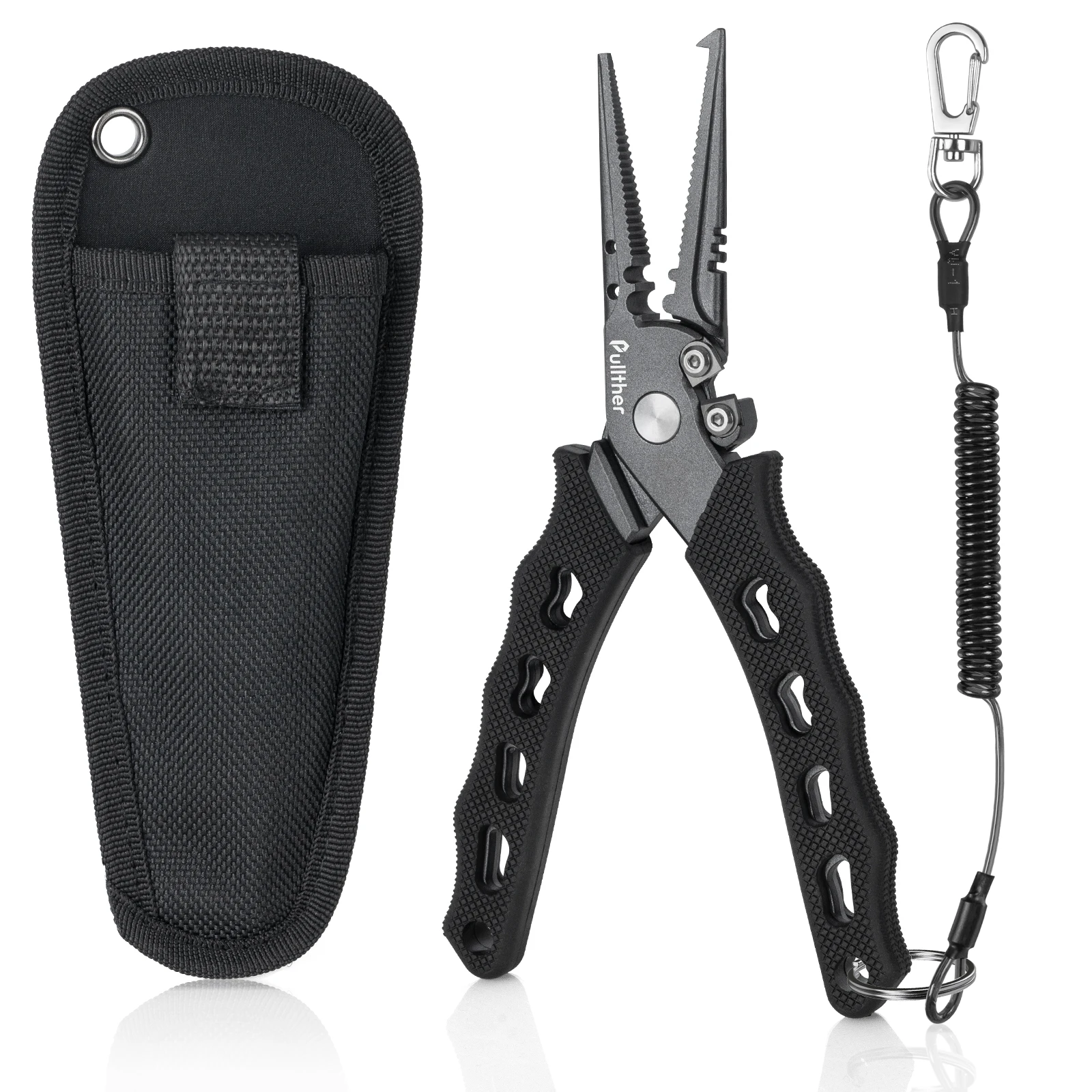 Fishing Hook Remover Pliers Multi-function Stainless Steel Fishing Tool with Non-slip PVC Handle Durable Rust-proof
Fishing Hook Remover Pliers Multi-function Stainless Steel Fishing Tool with Non-slip PVC Handle Durable Rust-proof