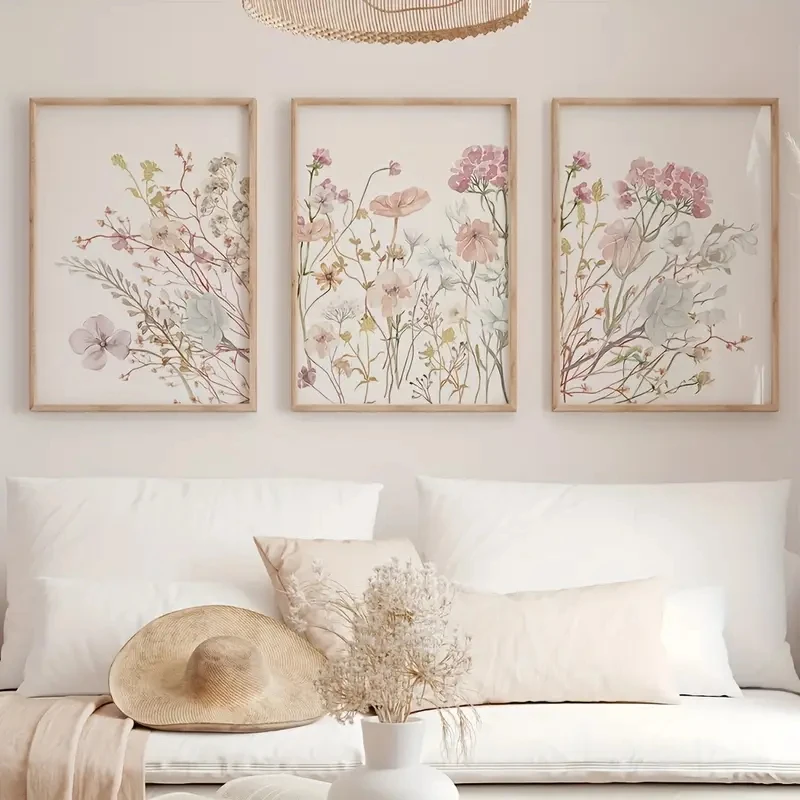 3pcs/Set Pink Watercolor Floral Canvas Art Painting, Bohemian Minimalist Style Interior Bedroom, Office and Home Decoration
3pcs/Set Pink Watercolor Floral Canvas Art Painting, Bohemian Minimalist Style Interior Bedroom, Office and Home Decoration